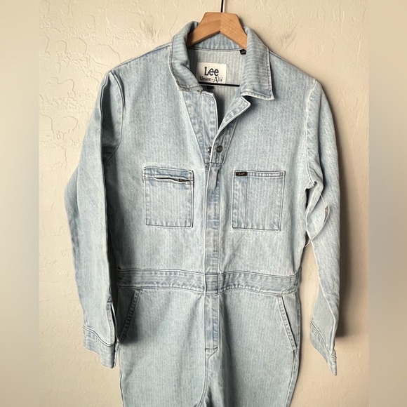 Free People x Lee union all denim jumpsuit NWT medium - Picture 5 of 12